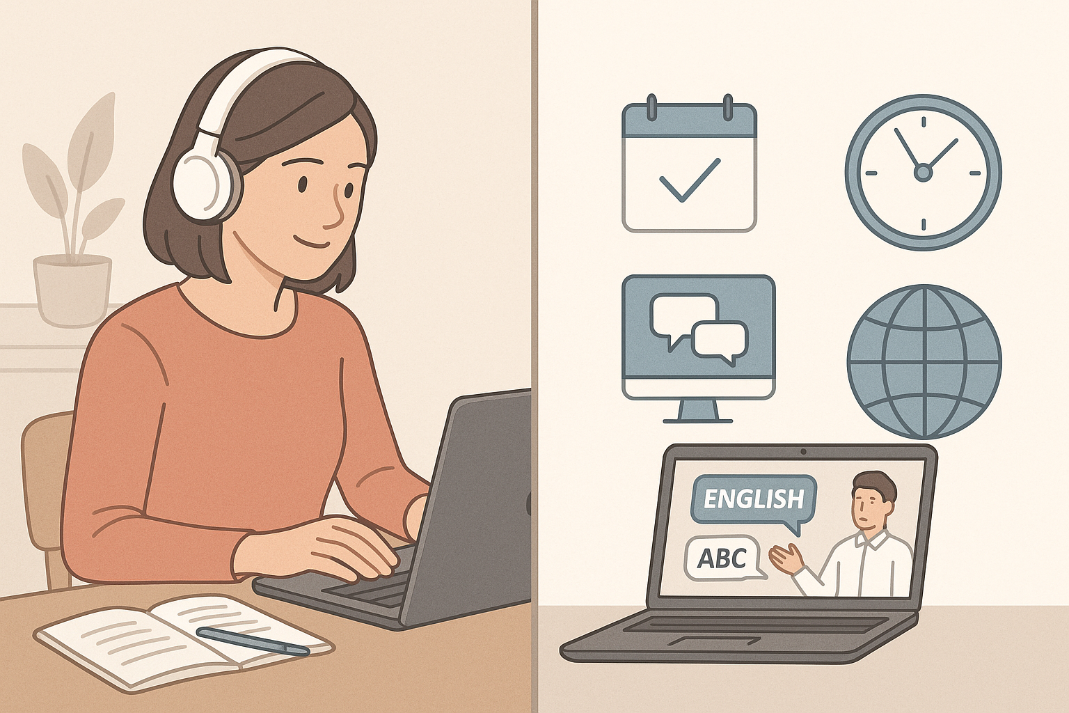 مميزات التعلم عن بعد للإنجليزية: لماذا أصبح الخيار الأفضل لتعلّم اللغة؟