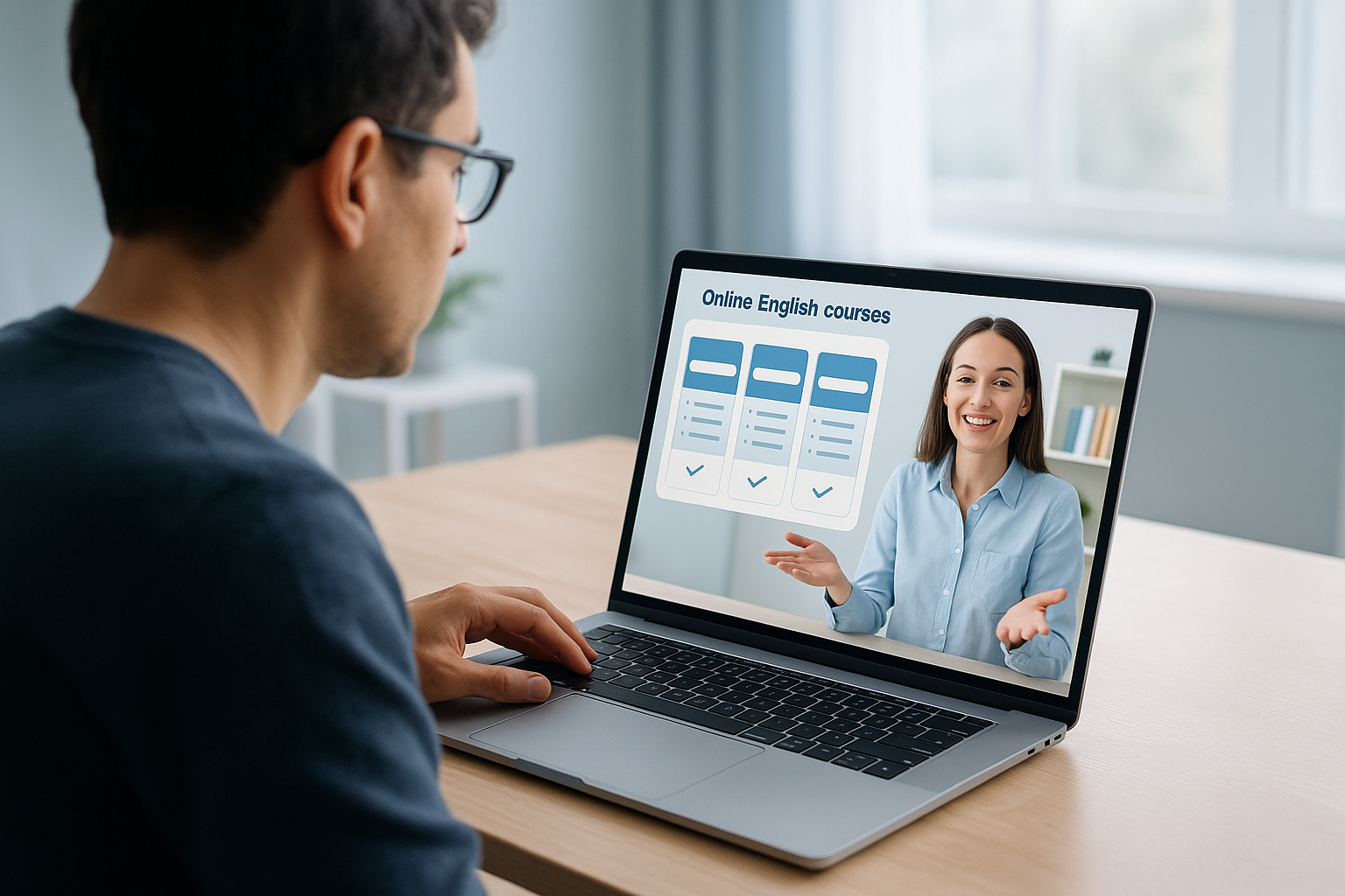 كيف تختار دورة إنجليزية عن بعد مناسبة؟ دليل عملي لاتخاذ القرار الصحيح